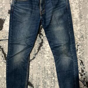Levi's Dark Blue Slim Taper Stretch Jeans
